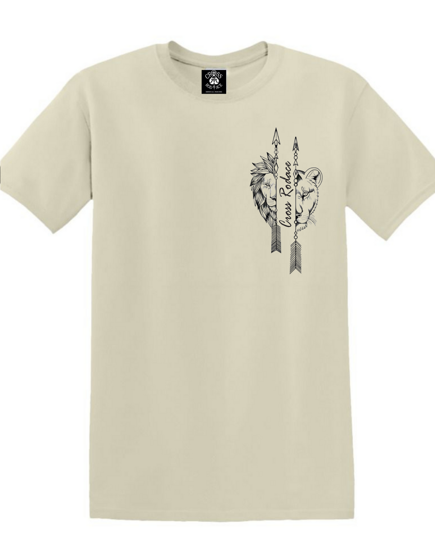 RISE OF THE PHOENIX - Camiseta Cross Rodace blanca con bolsillo - Naranja