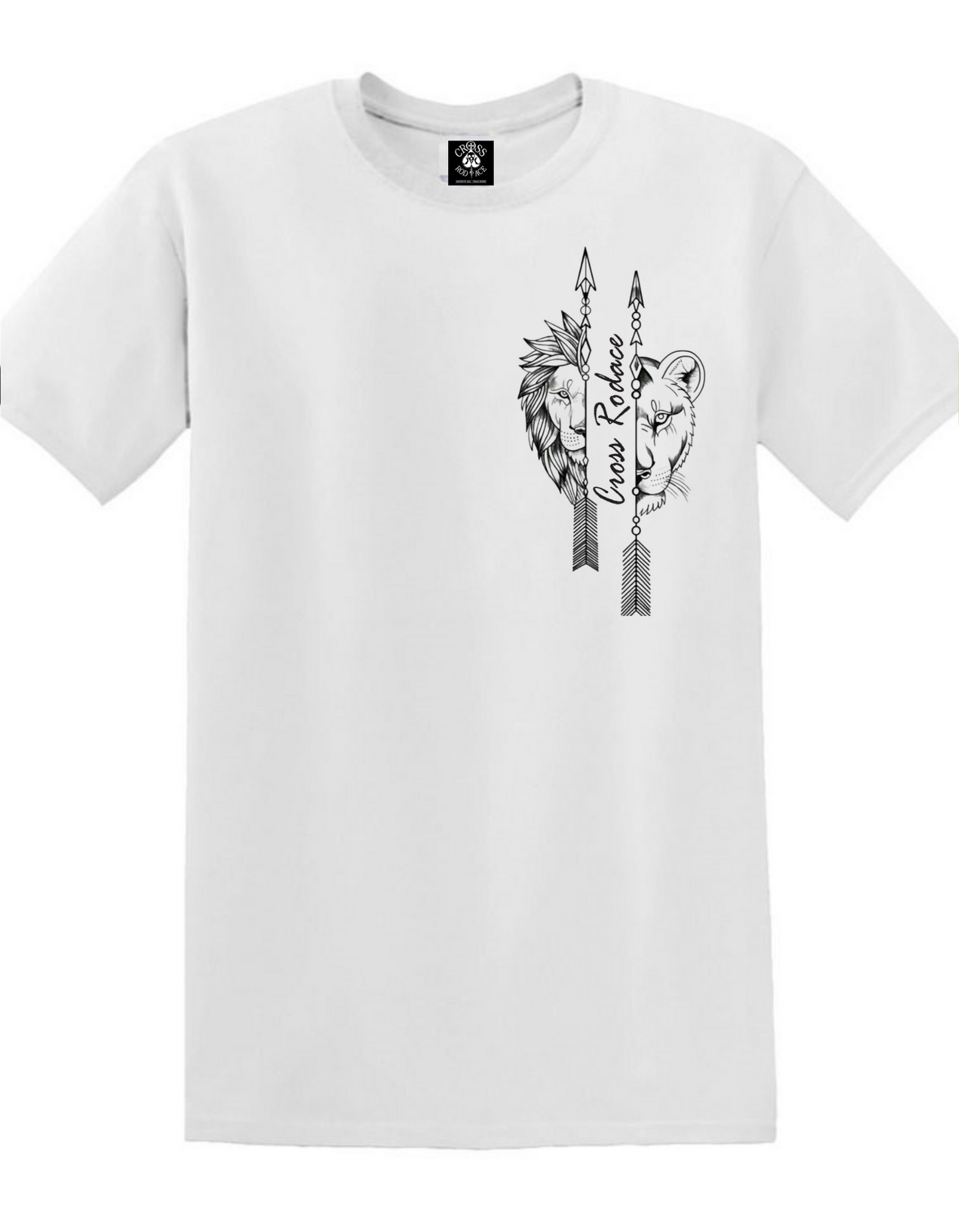 RISE OF THE PHOENIX - Camiseta Cross Rodace blanca con bolsillo - Naranja