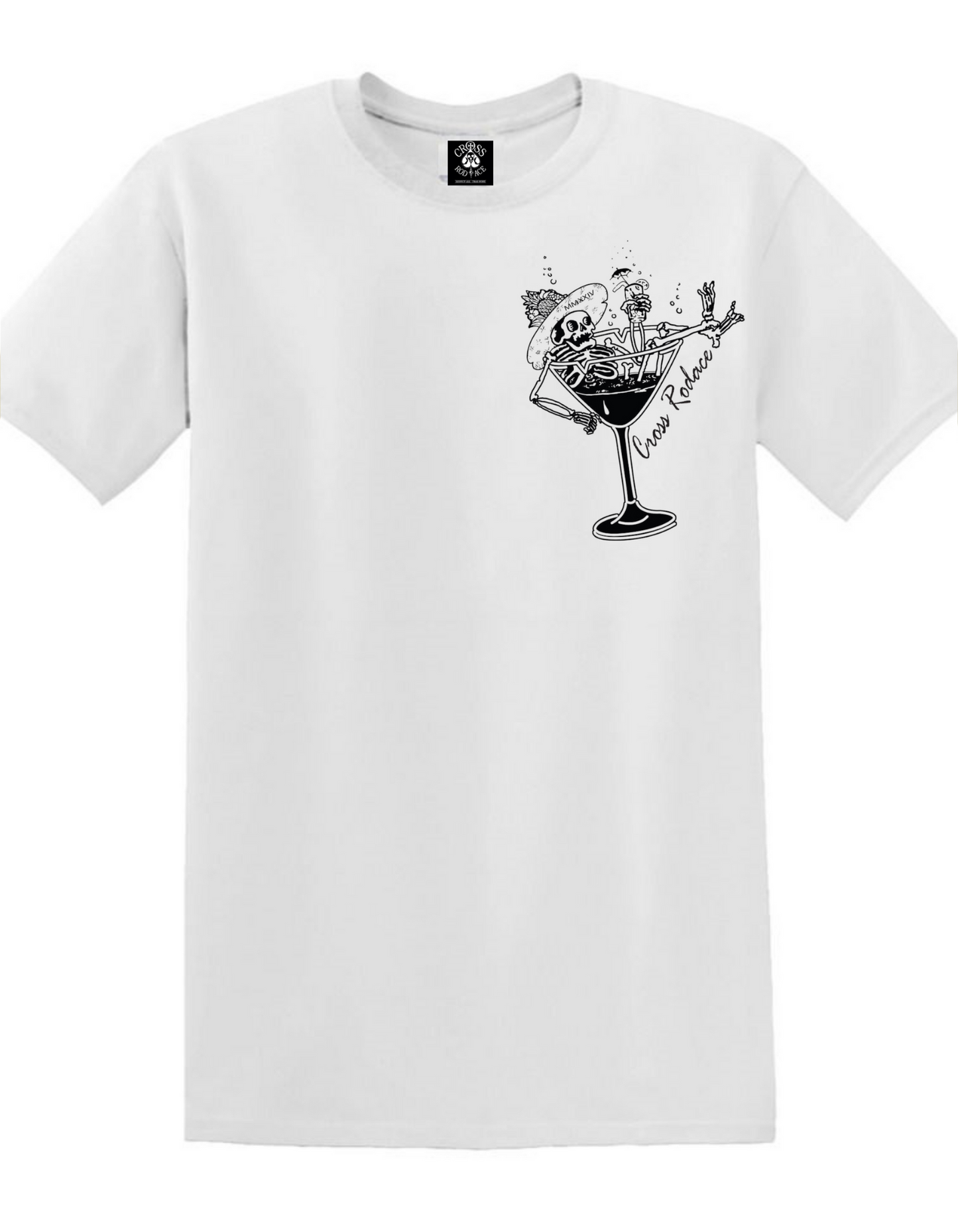RISE OF THE PHOENIX - Camiseta Cross Rodace blanca con bolsillo - Naranja