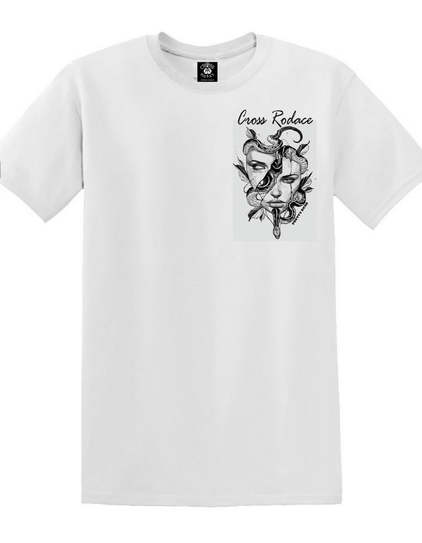 RISE OF THE PHOENIX - Camiseta Cross Rodace blanca con bolsillo - Naranja