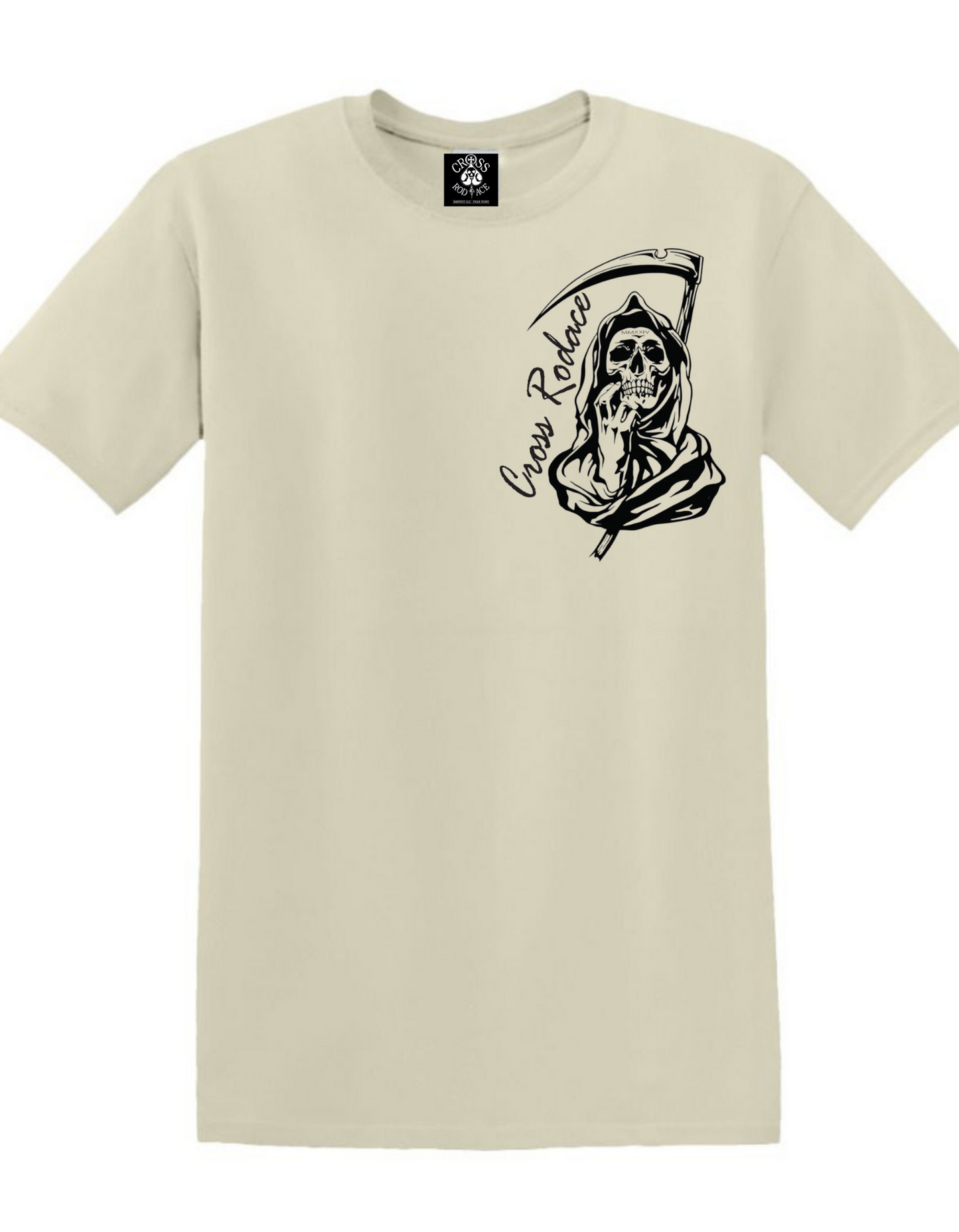 RISE OF THE PHOENIX - Camiseta Cross Rodace blanca con bolsillo - Naranja