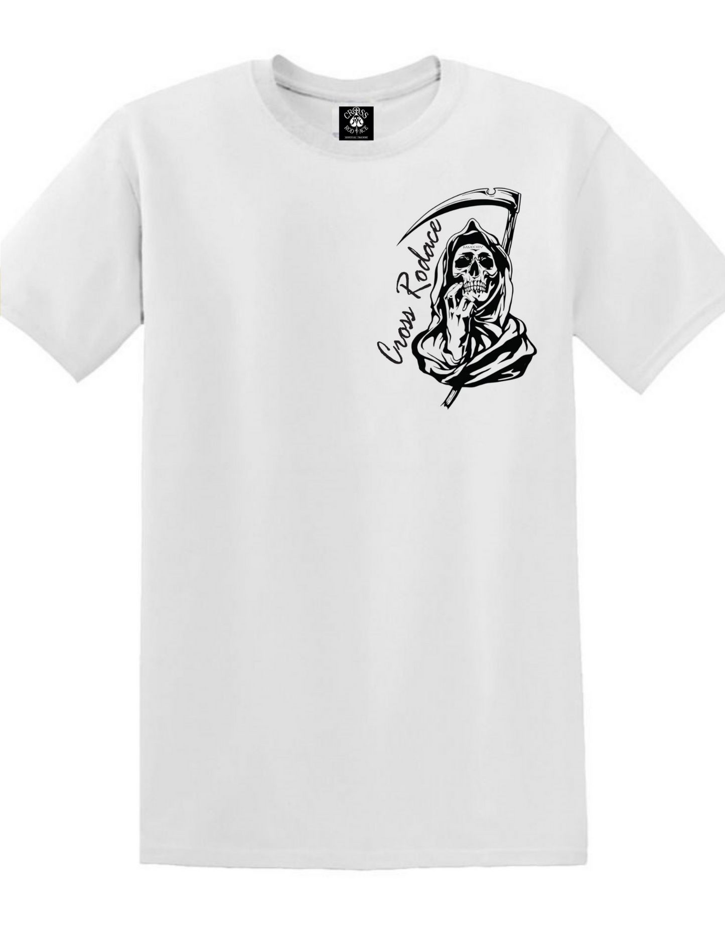 RISE OF THE PHOENIX - Camiseta Cross Rodace blanca con bolsillo - Naranja