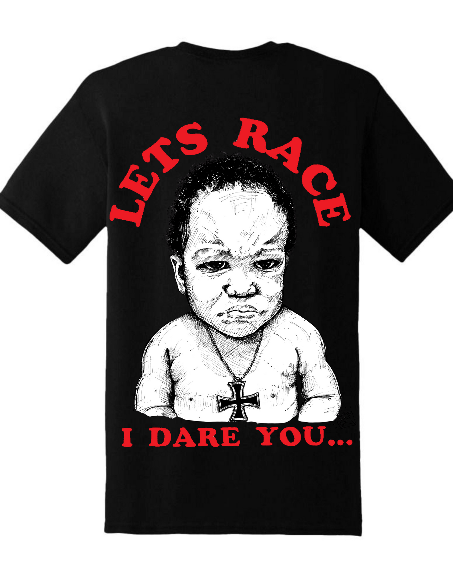 VEXED BABY LETS RACE - Camiseta negra
