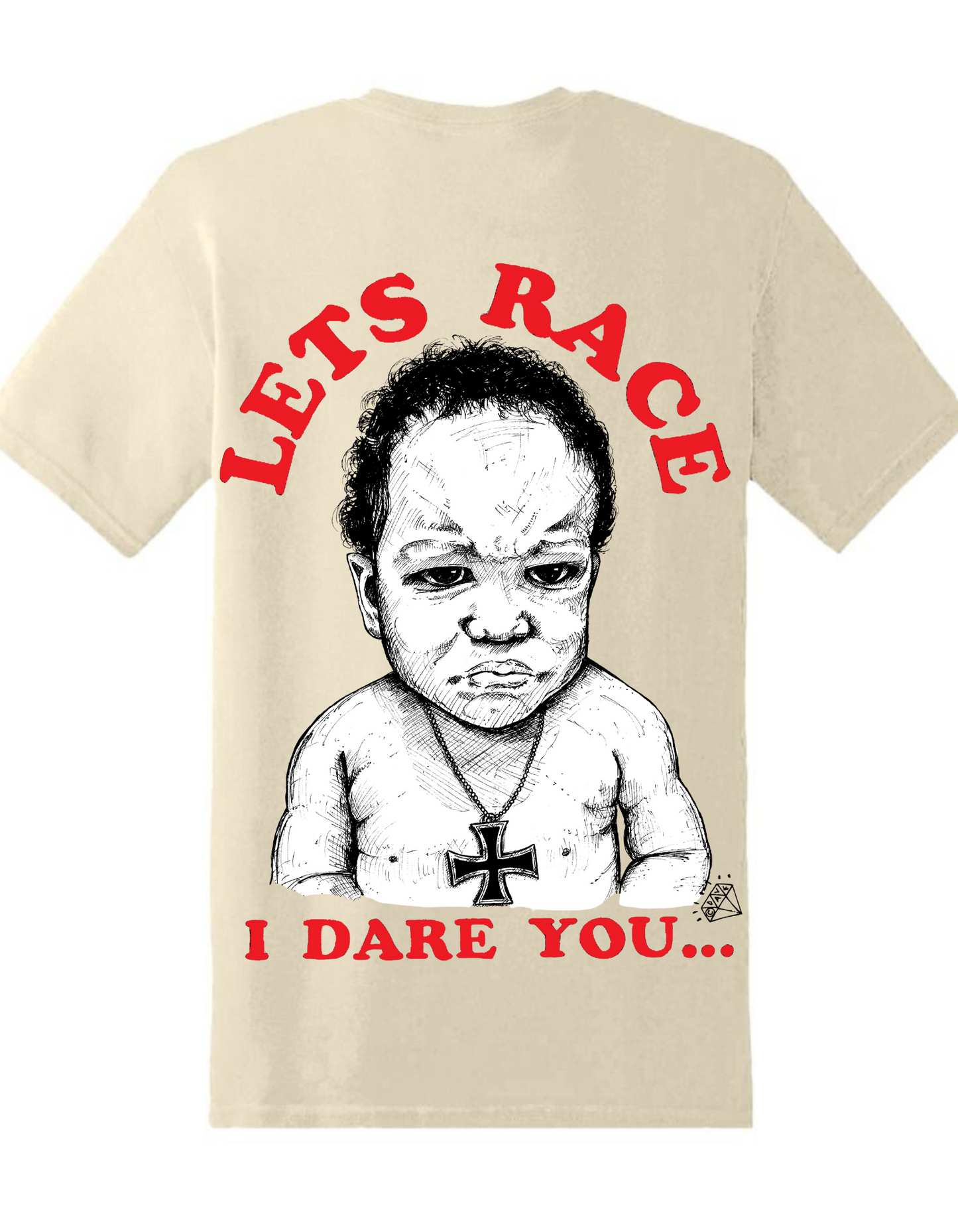 VEXED BABY LETS RACE - T-shirt noir