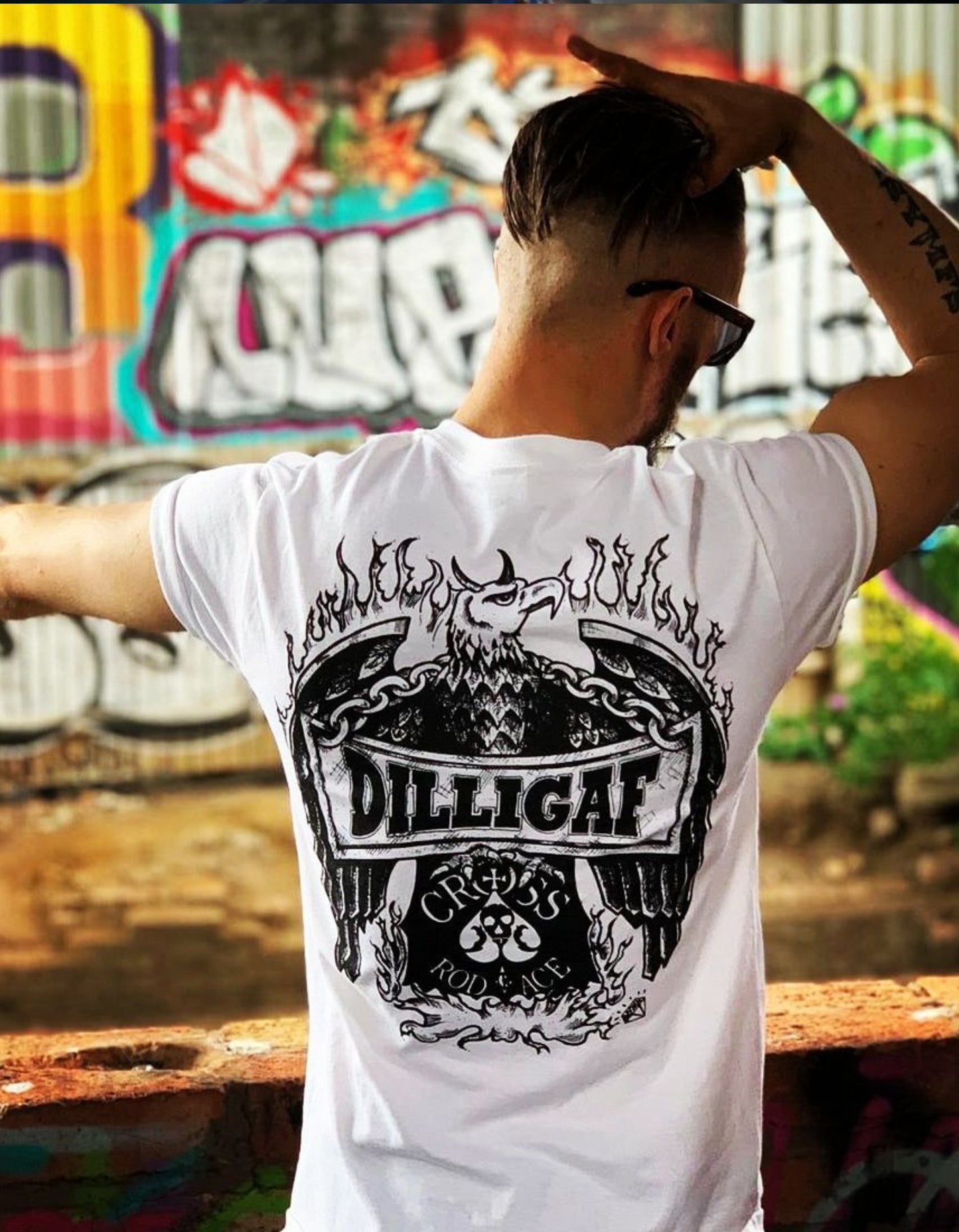 DILLIGAF Original White T-shirt