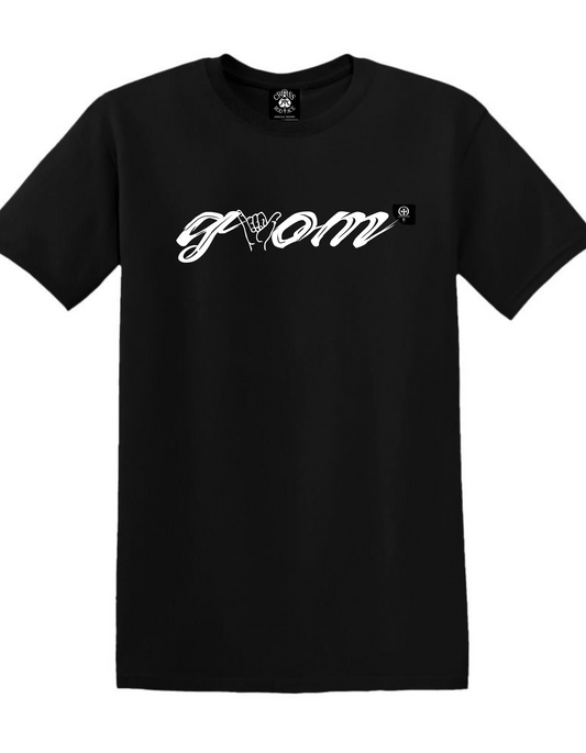 GROM Surf Hang Loose Shaka Black T-shirt