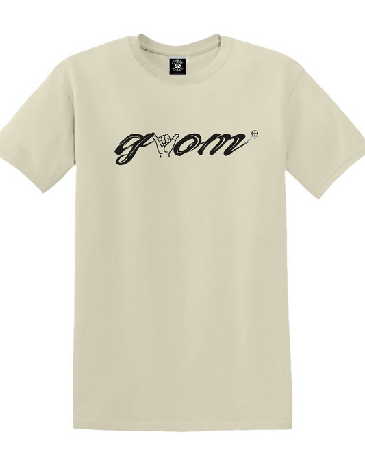 GROM Surf Hang Loose Shaka Sandy White T-shirt