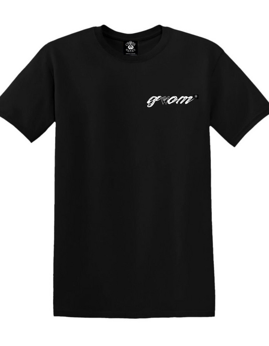 GROM Surf Hang Loose Shaka Black T-shirt - Pocket Print