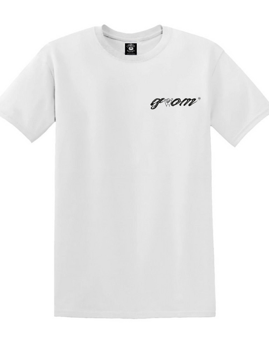 GROM Surf Hang Loose Shaka White T-shirt - Pocket Print