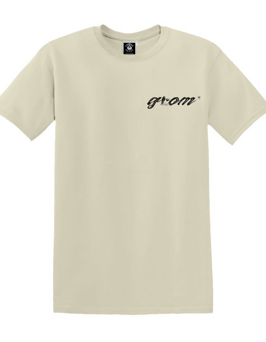 GROM Surfboard Sandy White T-shirt - Pocket Print