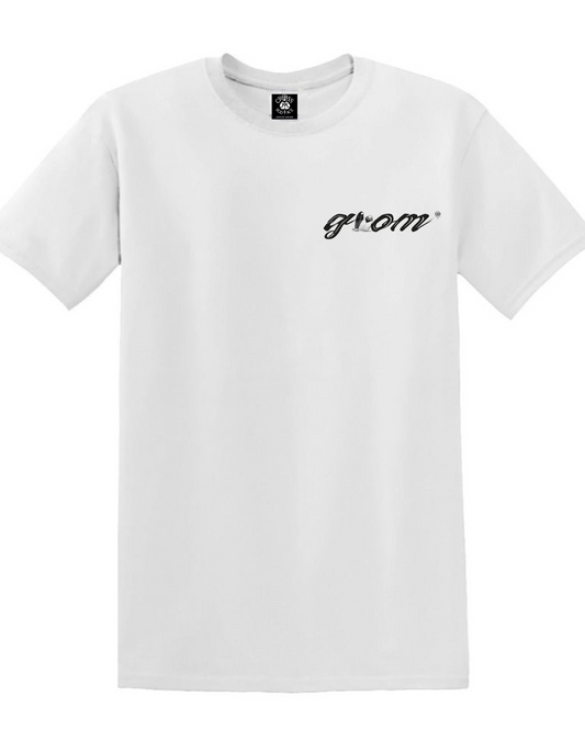 GROM Surfboard White T-shirt - Pocket Print