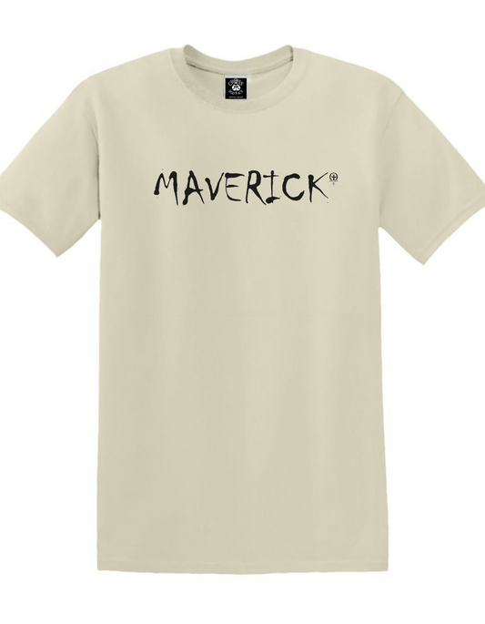 MAVERICK Cross Rodace Sandy White T-shirt