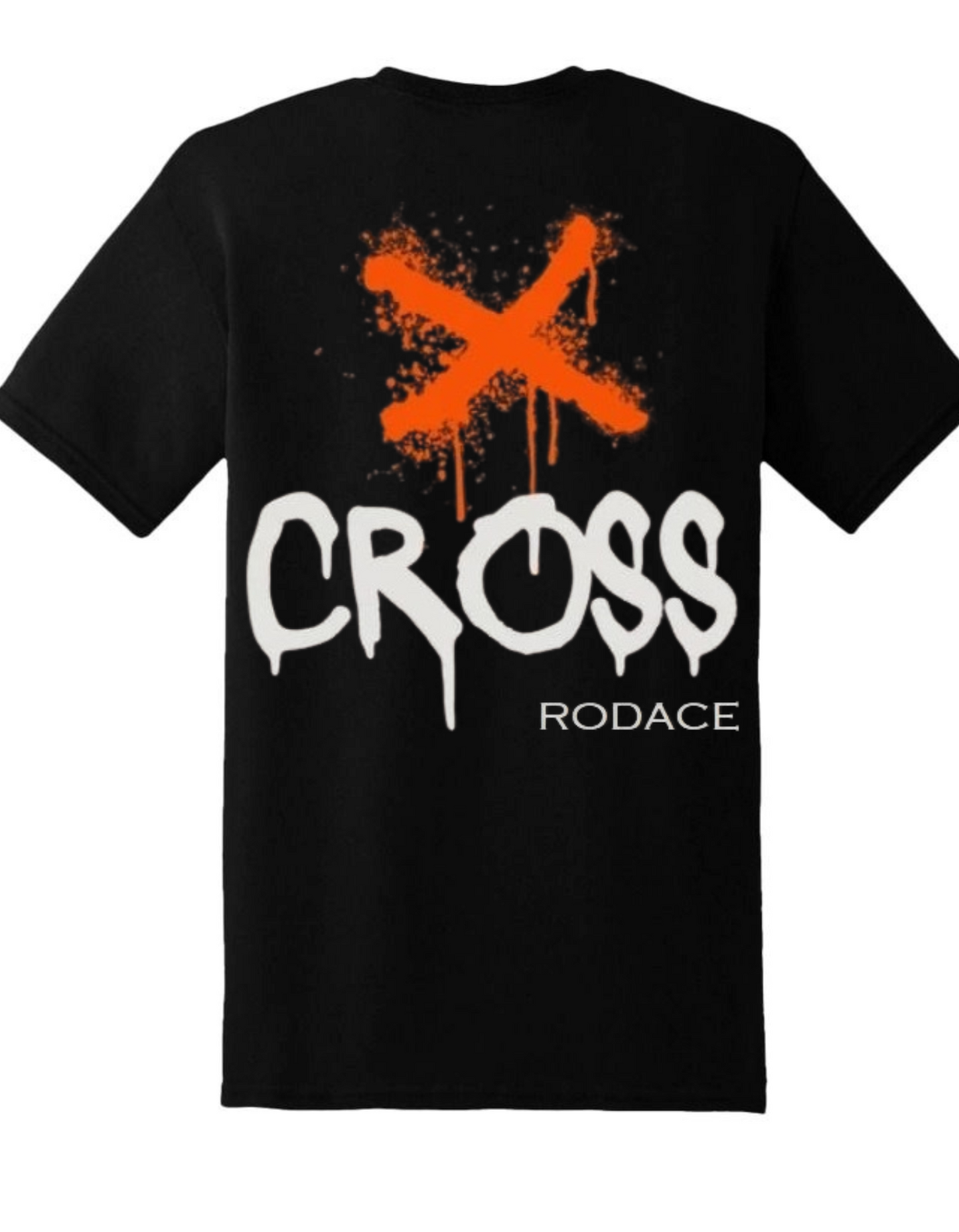 AXED - Camiseta negra con bolsillos - Cross Rodace Orange X