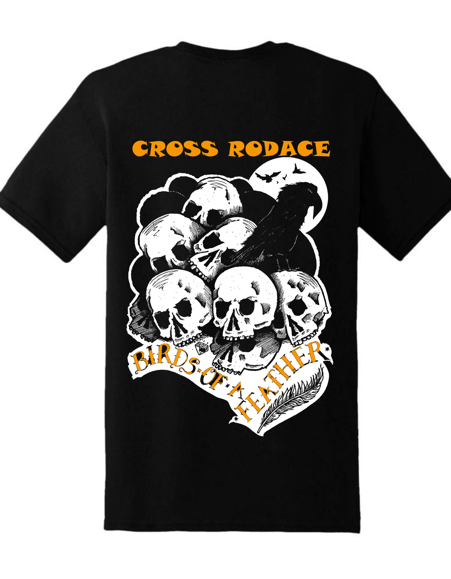 BIRDS OF A FEATHER - Camiseta negra con tatuaje