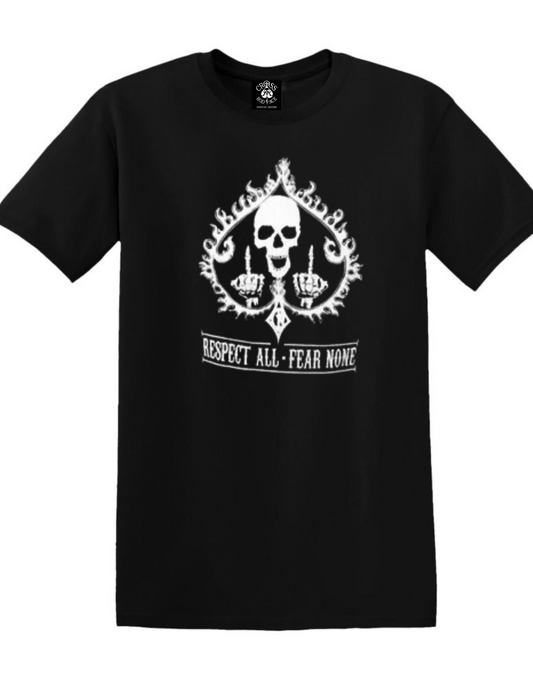 DOUBLE FUCK YOU - Camiseta negra con eslogan