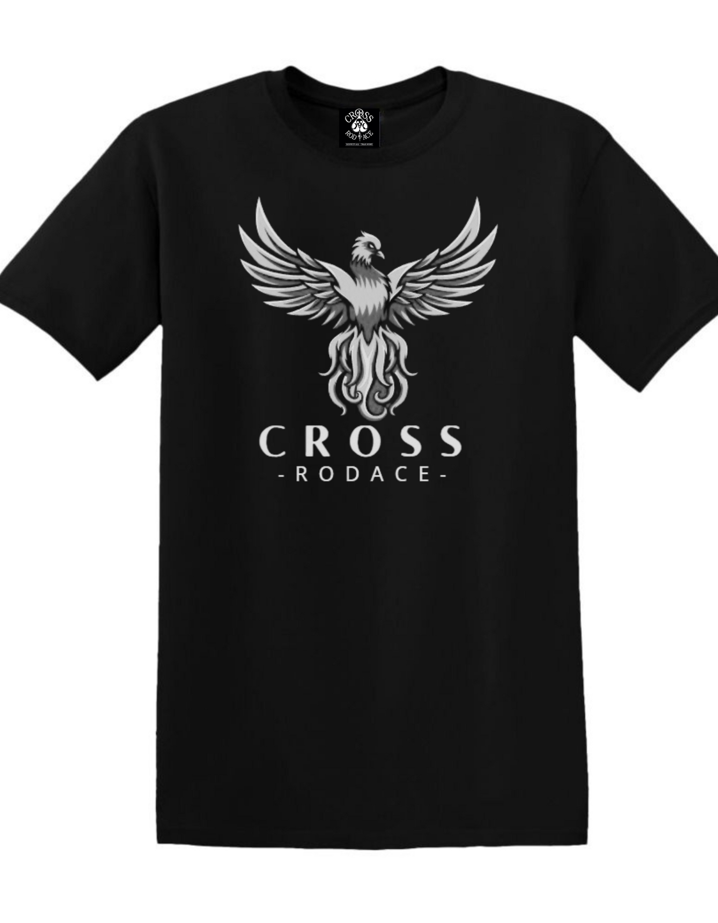 MAJESTIC PHOENIX - Camiseta Cross Rodace Negra - Blanco