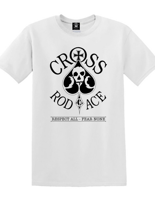 CROSS RODACE T-Shirt Blanc Original - Blanc/Noir