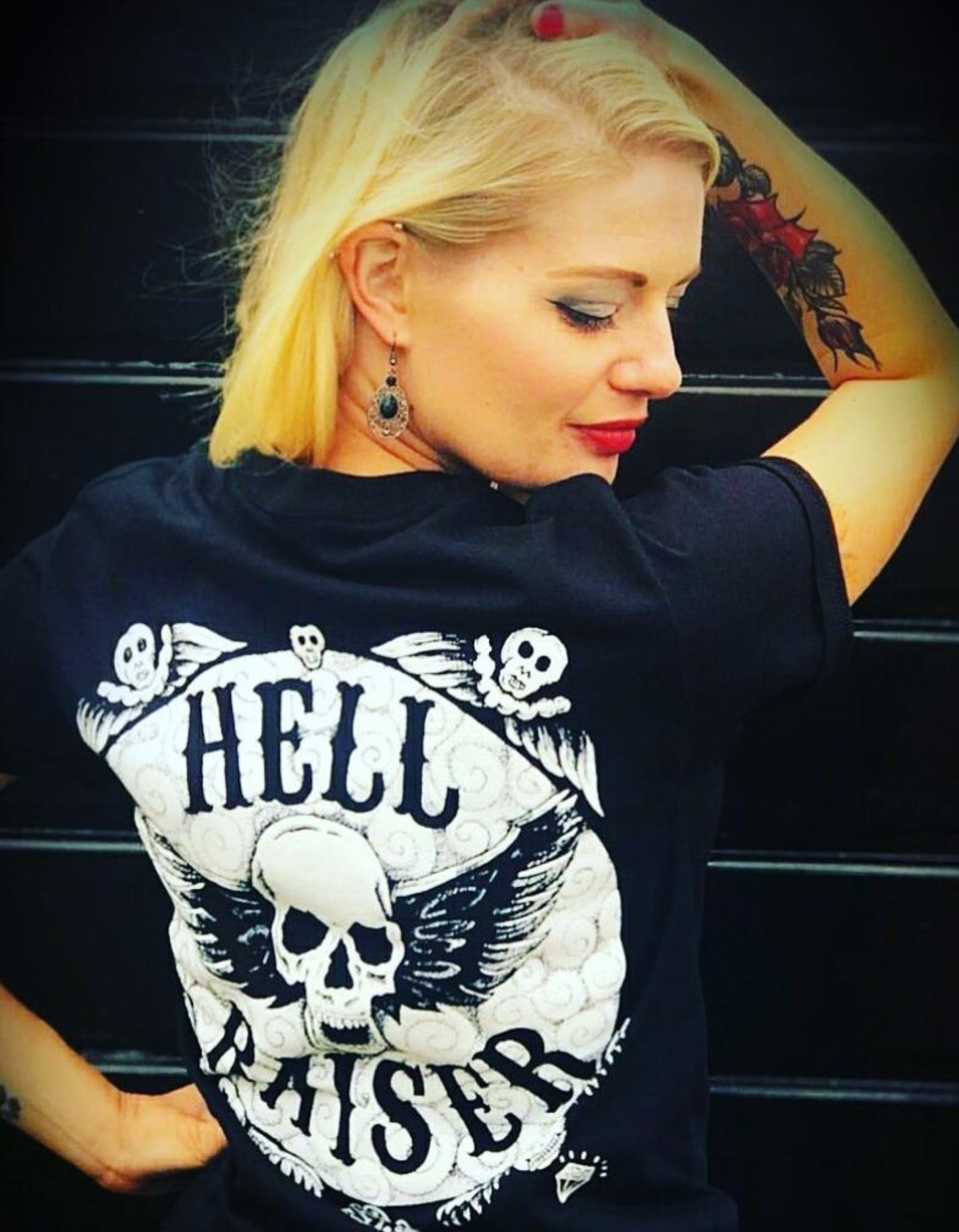 HELL RAISER - Camiseta de corredor negra