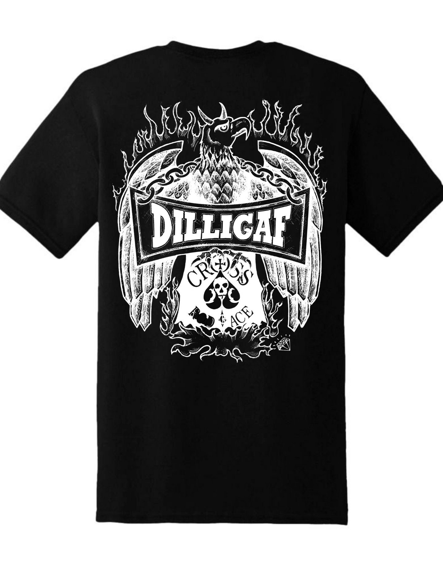 DILLIGAF Original Black T-shirt