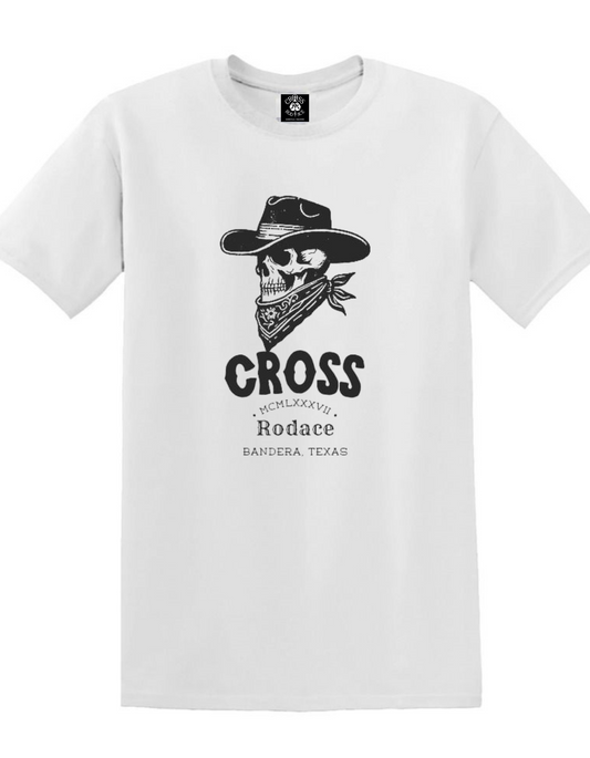 EL BRONCO Cross Rodace White T-shirt - White Design