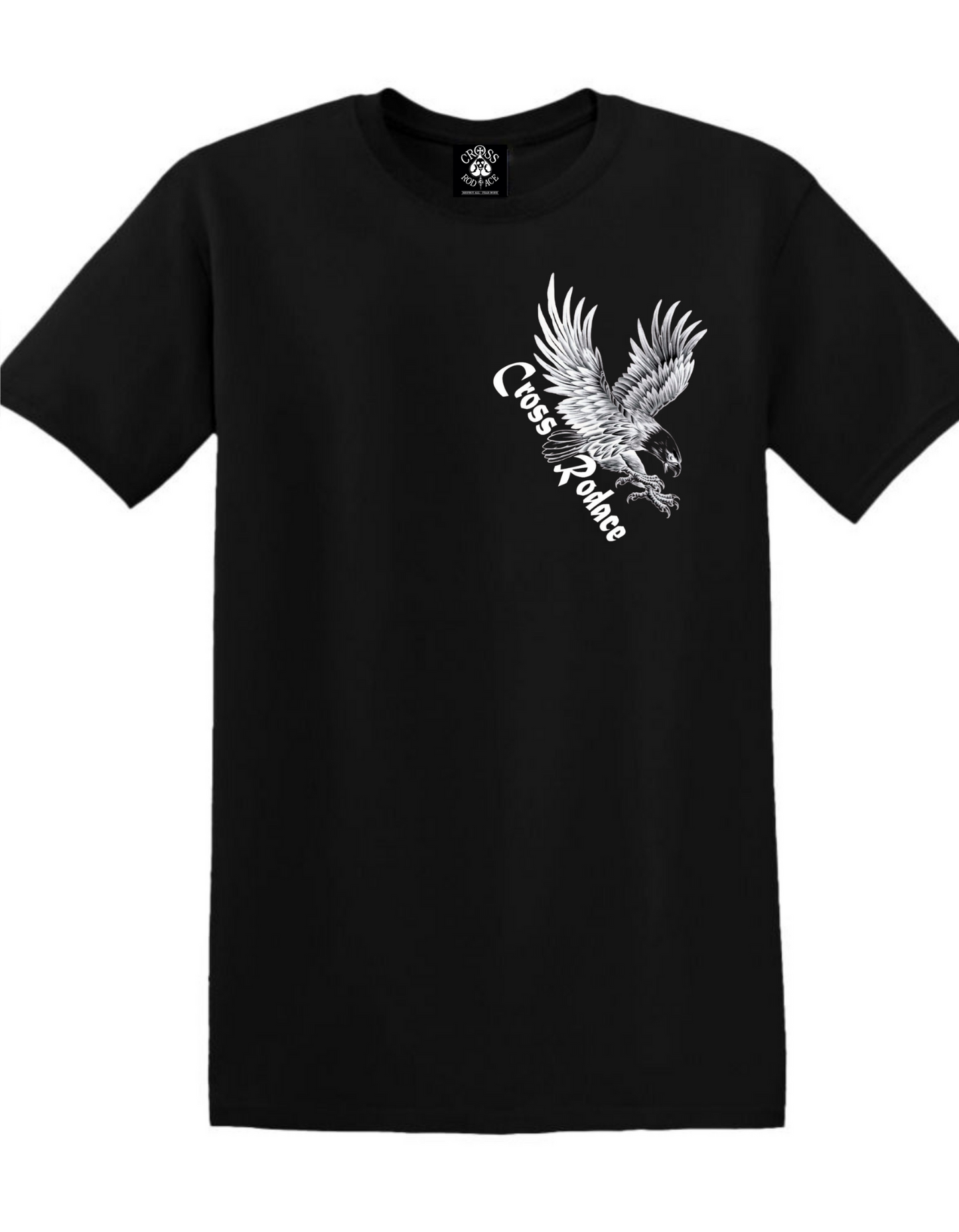 RISE OF THE PHOENIX - T-shirt à poche blanc Cross Rodace - Orange