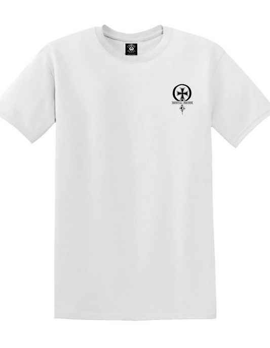 Camiseta CROSS RODACE Original Pocket Negra - Negro/Blanco