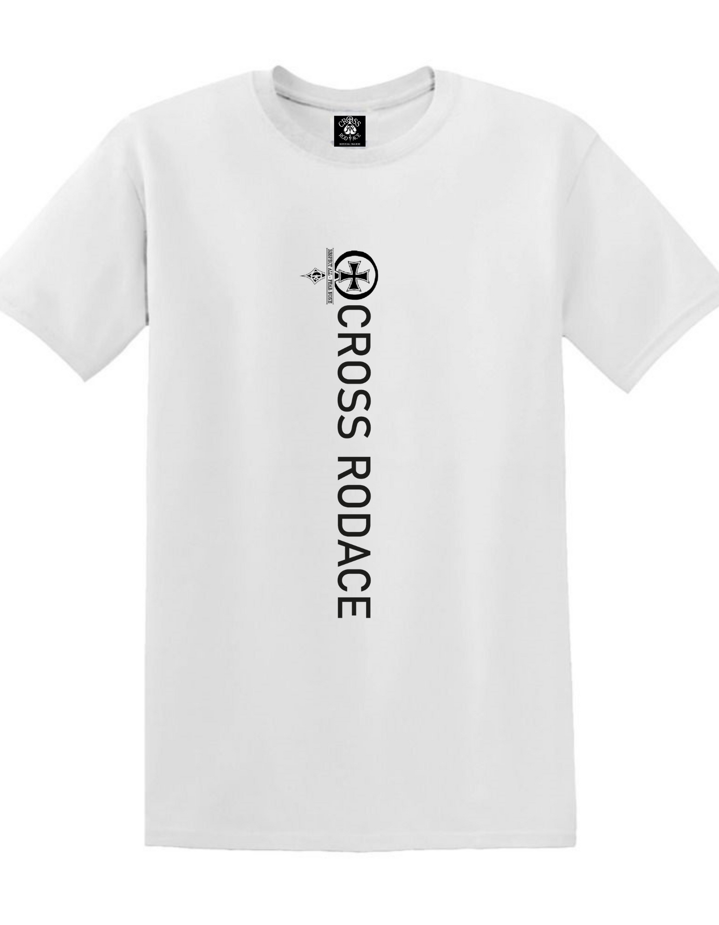 Camiseta CROSS RODACE Original Pocket Negra - Negro/Blanco