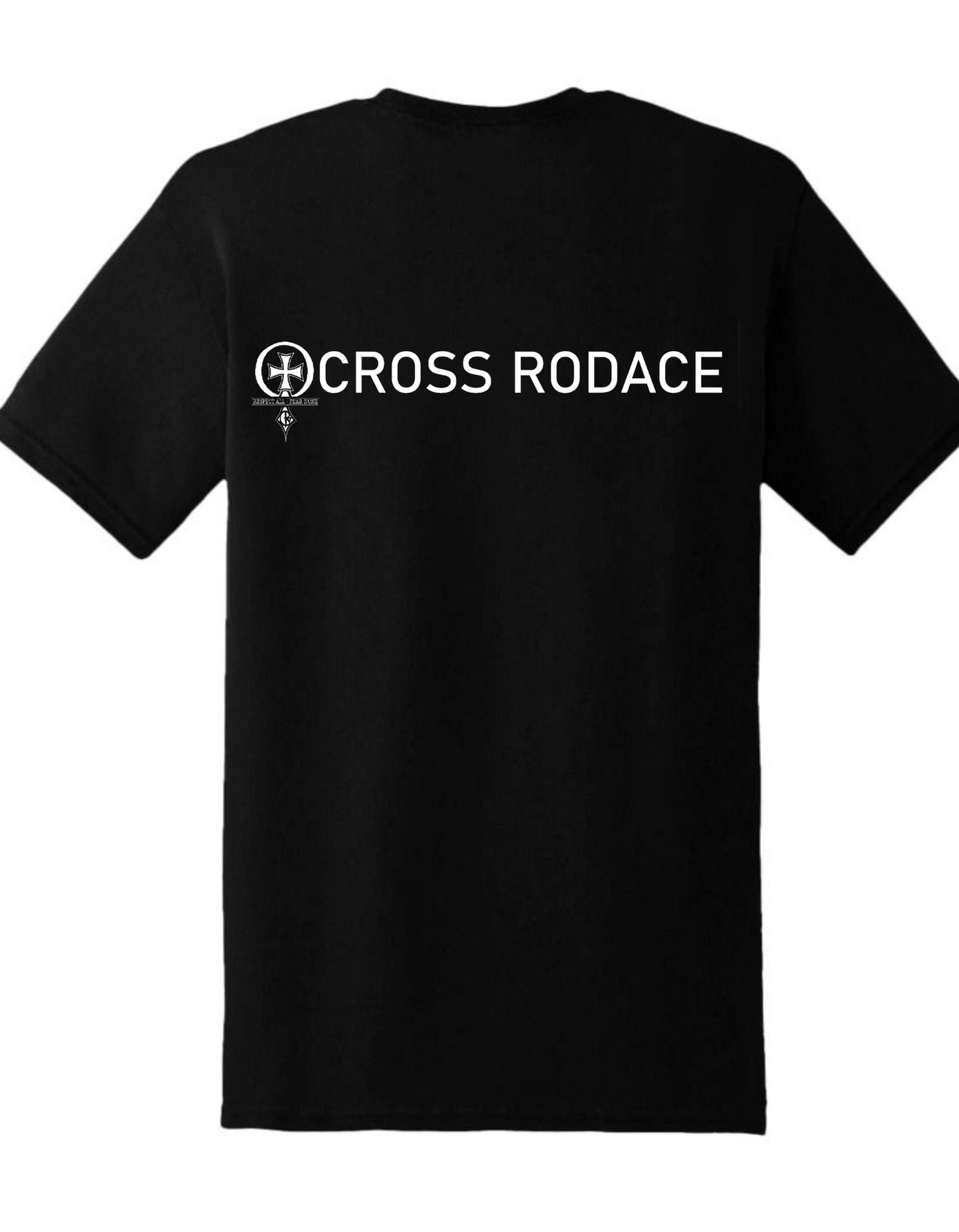 Camiseta CROSS RODACE Original Pocket Negra - Negro/Blanco