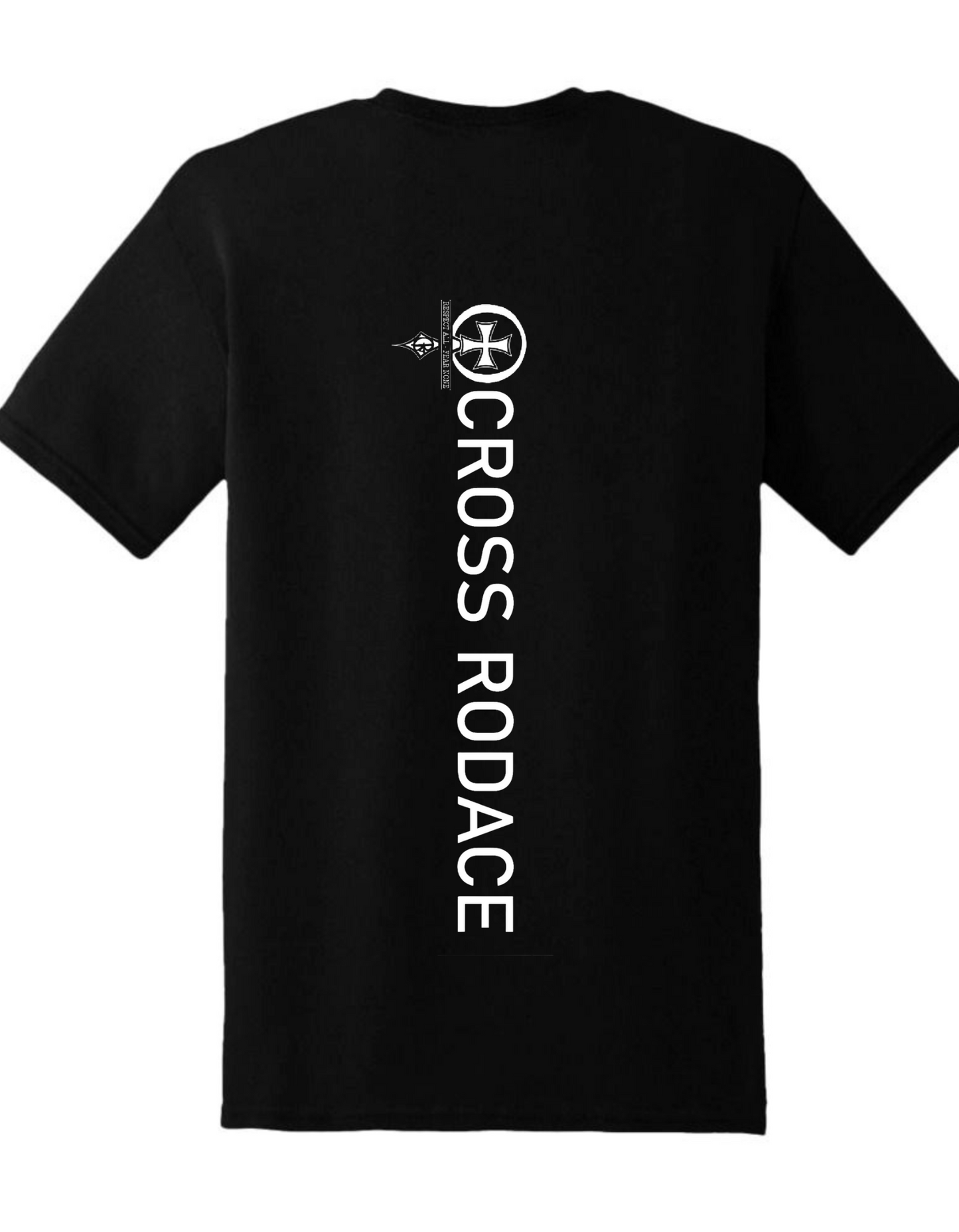 Camiseta CROSS RODACE Original Pocket Negra - Negro/Blanco