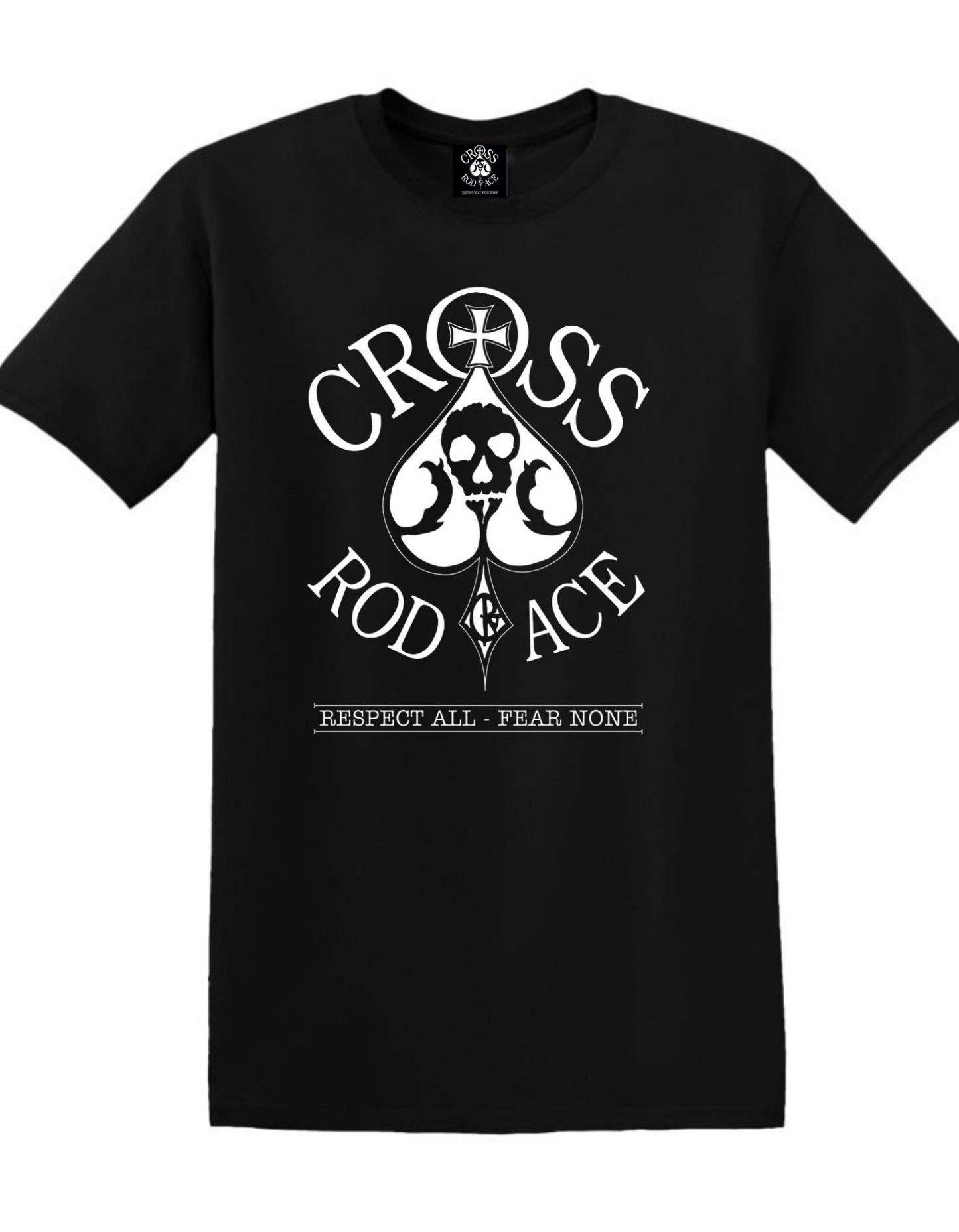 Camiseta CROSS RODACE Original Blanca - Blanco/Negro