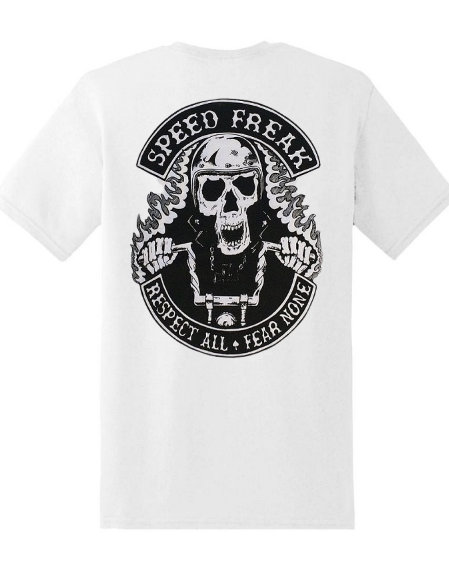 SPEED FREAK - T-shirt Biker Racer Noir