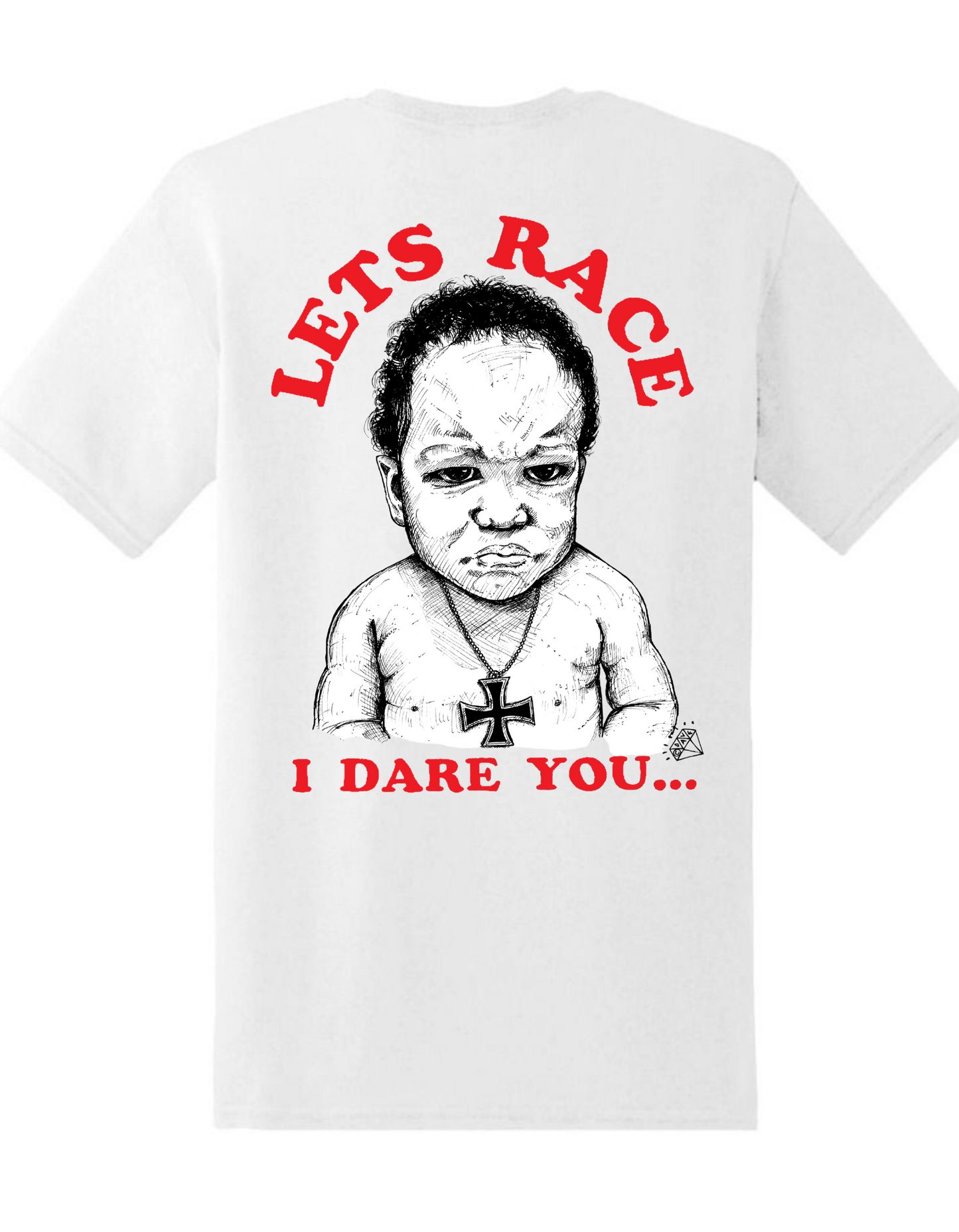 VEXED BABY LETS RACE - T-shirt noir